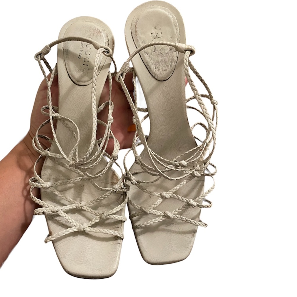 Vintage Caged Gucci Stiletto Heels